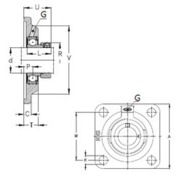 Bearing housed units PCF40 NKE