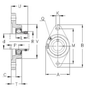 Bearing housed units PCFT20 NKE