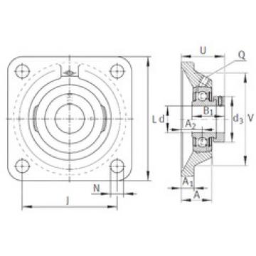 Bearing housed units PCJ1-15/16 INA