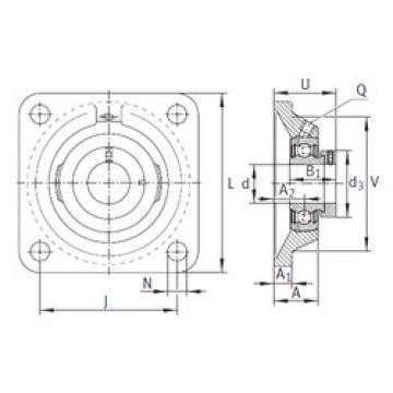 Bearing housed units PCJ12 INA