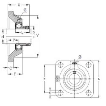 Bearing housed units PCJ20-N NKE