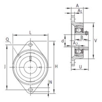 Bearing housed units PCJTY50-N INA