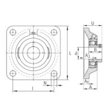 Bearing housed units PCJY1-1/4 INA