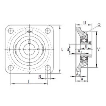 Bearing housed units PCJY17 INA