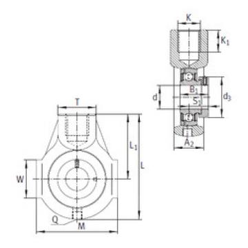 Bearing housed units PHE25 INA