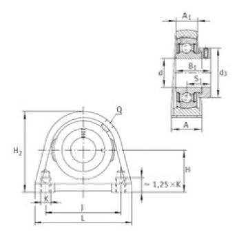 Bearing housed units PSHE17 INA