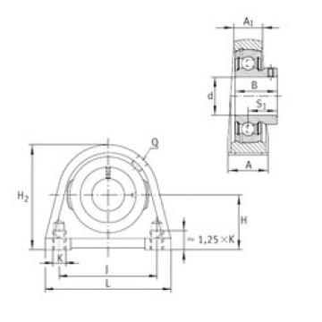 Bearing housed units PSHEY35-N INA