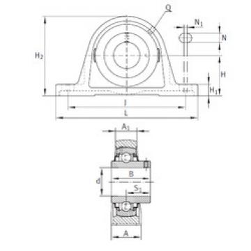 Bearing housed units RAKY1-1/4-206 INA