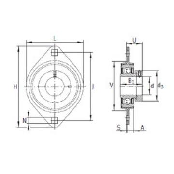 Bearing housed units RAT15 INA