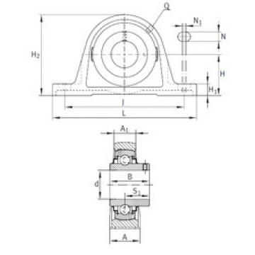 Bearing housed units RASEY1/2 INA