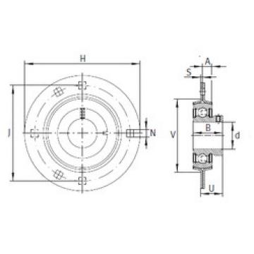 Bearing housed units RAY17 INA