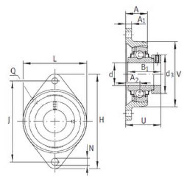 Bearing housed units RCJT35-N INA