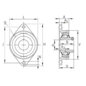 Bearing housed units RCJTY1-11/16 INA