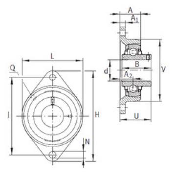 Bearing housed units RCJTY17 INA