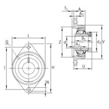 Bearing housed units RCJTZ50 INA