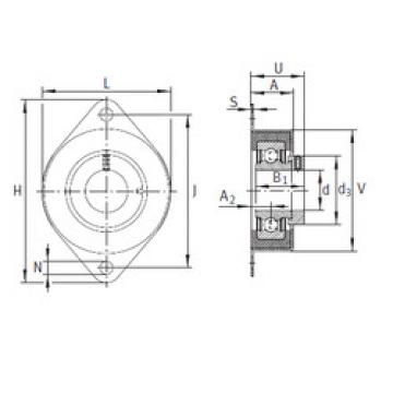 Bearing housed units RCSMF30 INA