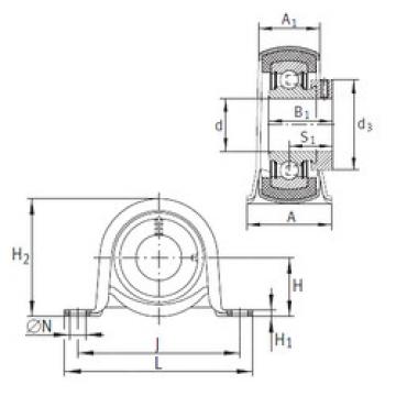 Bearing housed units RPB17 INA