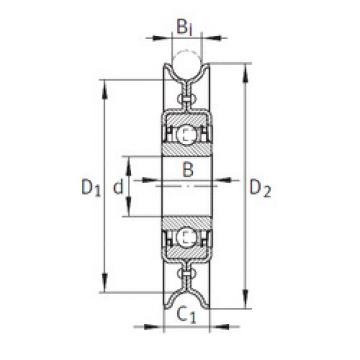 Bearing housed units RSRD25-150-L0 INA