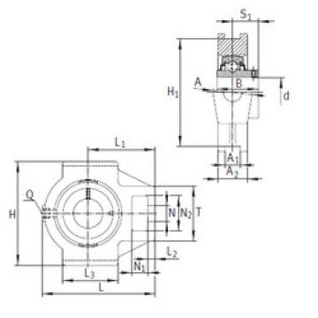 Bearing housed units RTUEY70 INA