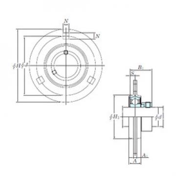 Bearing housed units SAPF201 KOYO