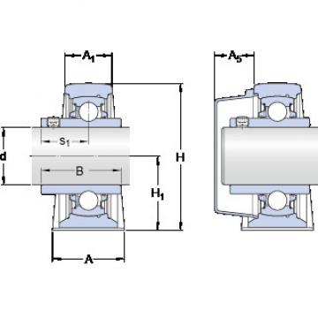 Bearing housed units SY 35 TDW SKF