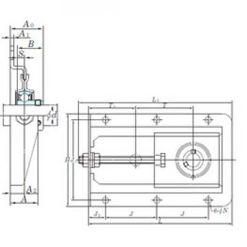 Bearing housed units SBPTH201-90 KOYO