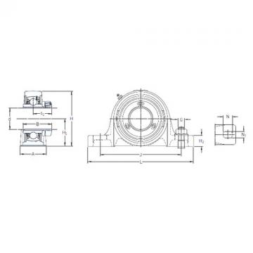 Bearing housed units SY 1.15/16 PF/AH SKF