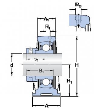 Bearing housed units SY 1.1/8 FM SKF