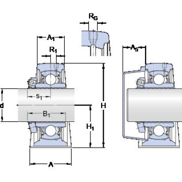 Bearing housed units SY 50 LF SKF