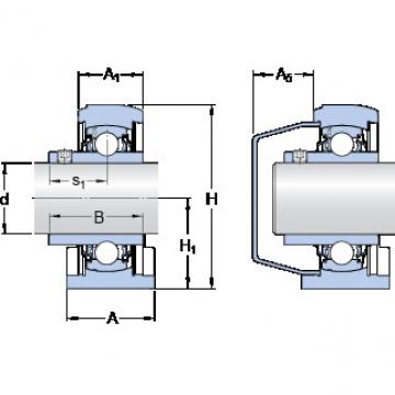 Bearing housed units SYFWK 1.1/2 LTHR SKF