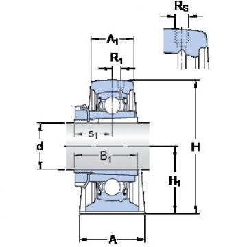 Bearing housed units SYJ 25 KF SKF