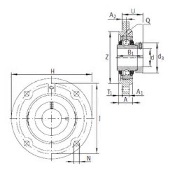 Bearing housed units TFE30 INA