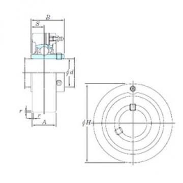 Bearing housed units UCC205 KOYO