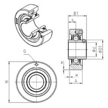 Bearing housed units UCC207 SNR