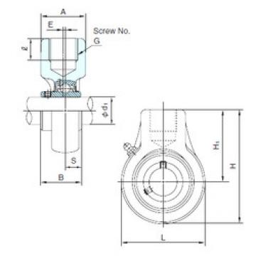 Bearing housed units UCECH202 NACHI