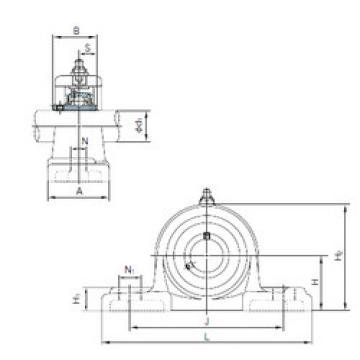 Bearing housed units UCEP212 NACHI