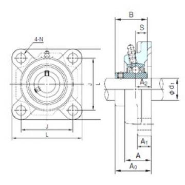 Bearing housed units UCF201 NACHI