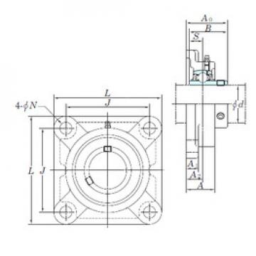 Bearing housed units UCF205-16E KOYO