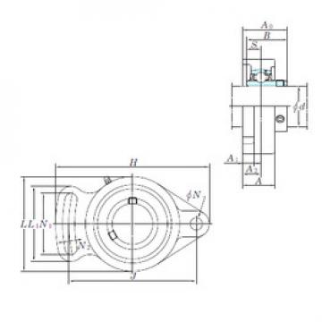 Bearing housed units UCFA202 KOYO