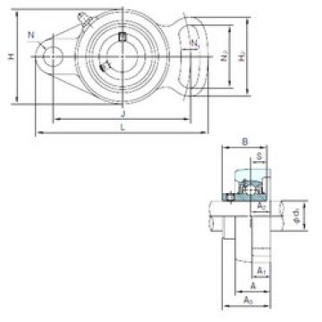 Bearing housed units UCFA205 NACHI