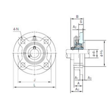 Bearing housed units UCFC203 NACHI