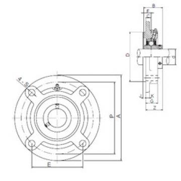 Bearing housed units UCFC201 ISO