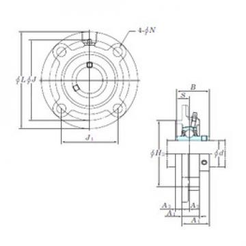 Bearing housed units UCFC211 KOYO