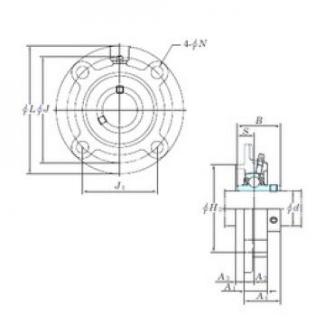 Bearing housed units UCFCX05E KOYO