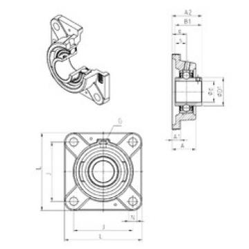 Bearing housed units UCFE204 SNR