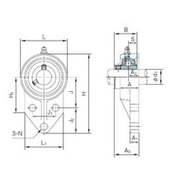 Bearing housed units UCFK204 NACHI