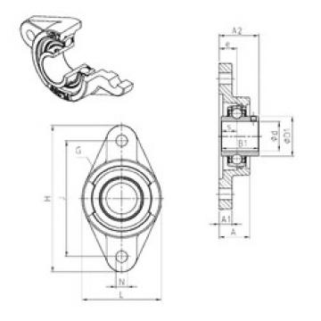 Bearing housed units UCFL201 SNR