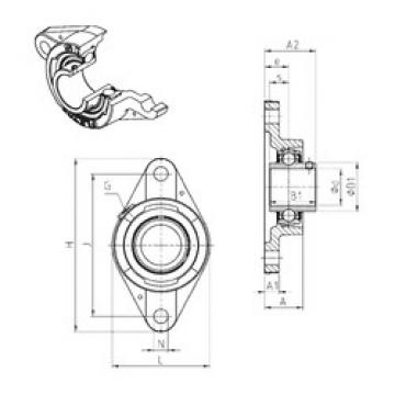 Bearing housed units UCFLE201 SNR