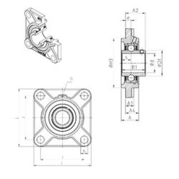 Bearing housed units UCFS306 SNR