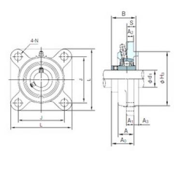 Bearing housed units UCFS309 NACHI